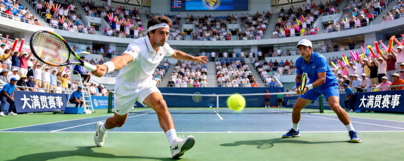 网球大满贯赛事比赛场景